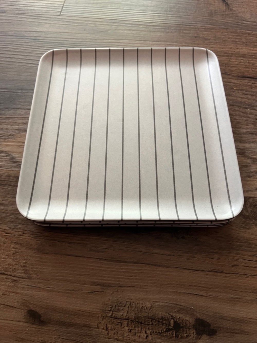 Hearth & Hand Striped Appetizer Plates Set of Four